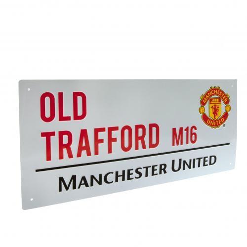 マンチェスターユナイテッド オフィシャル ストリートサイン Old Trafford サッカーショップ Fcfa 通販 Yahoo ショッピング
