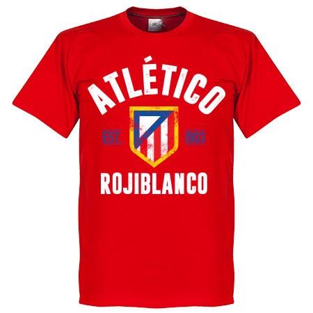 RE-TAKE(リテイク) アトレチコマドリード Established Tシャツ(レッド)(RED-PNN-4277P) | 