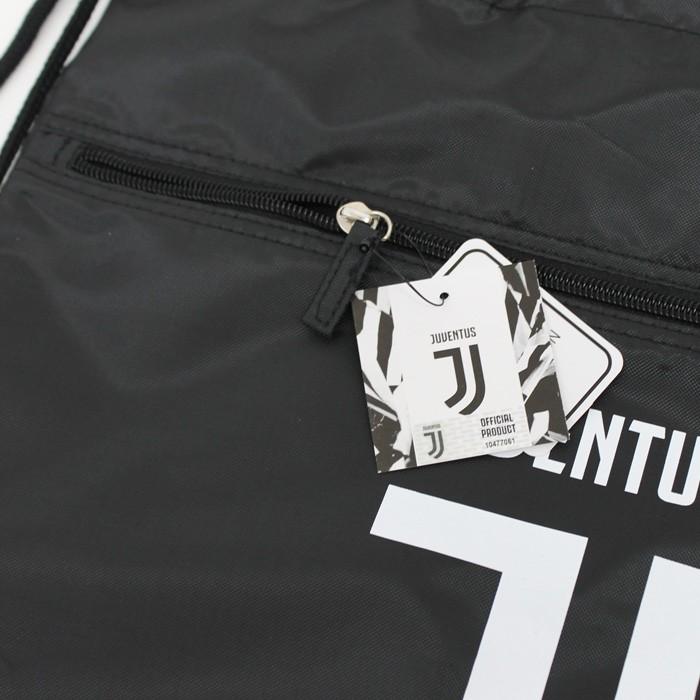 ユベントス オフィシャル ナップサック チャック付き ブラック Juv 025 サッカーショップ Fcfa 通販 Yahoo ショッピング