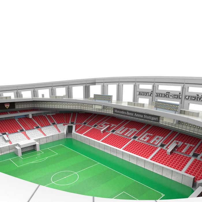 シュトゥットガルト オフィシャル スタジアム メルセデス ベンツ アレーナ 3d パズル Nanostad ナノスタッド サッカーショップ Fcfa 通販 Yahoo ショッピング
