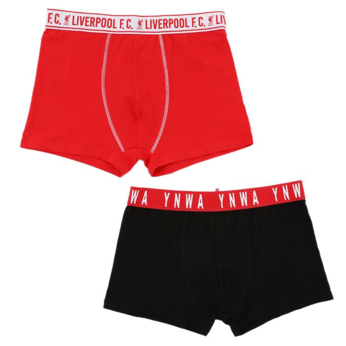 リバプール オフィシャル ボクサーパンツ 2枚セット ブラック レッド A 新品