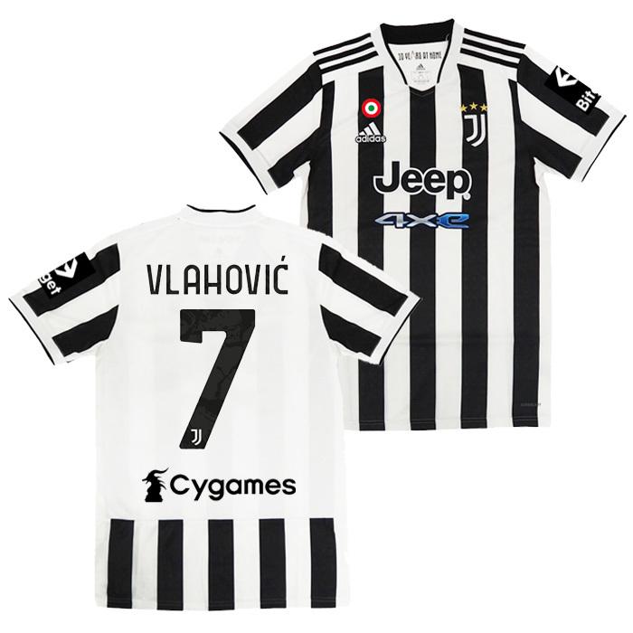 ユベントス 21 22 ホーム 半袖 ユニフォーム No 7 ブラホビッチ Cygames Bitgetスポンサー コパ イタリアパッチ付き Adidas アディダス Gs1442 7v レプリカユニフォーム サイズ 3xo