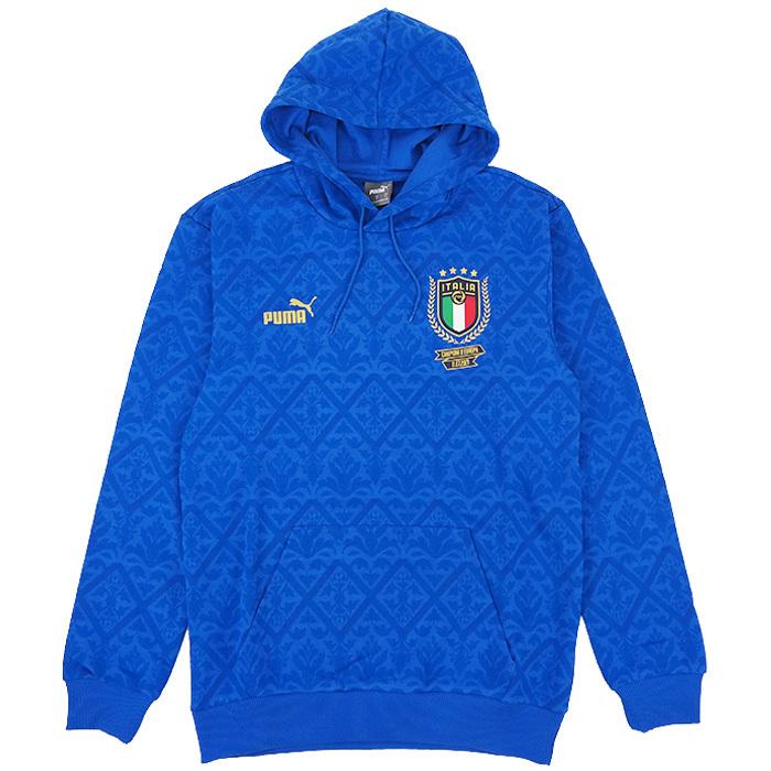 イタリア代表 EURO2020 人気ブランドを WINNER グラフィック フーディー 今日の超目玉 769995-01 PUMA ブルー プーマ