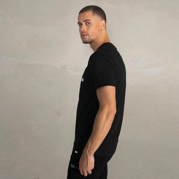 BALR.（ボーラー） ○ BRAND STRAIGHT Tシャツ (ジェットブラック