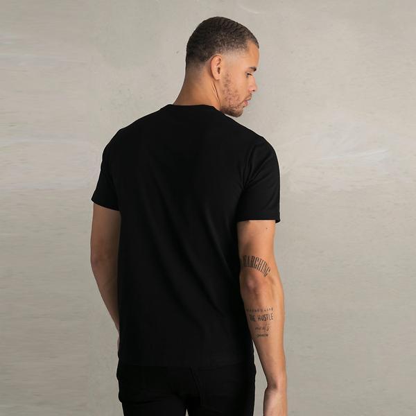 BALR.（ボーラー） ○ BRAND STRAIGHT Tシャツ (ジェットブラック