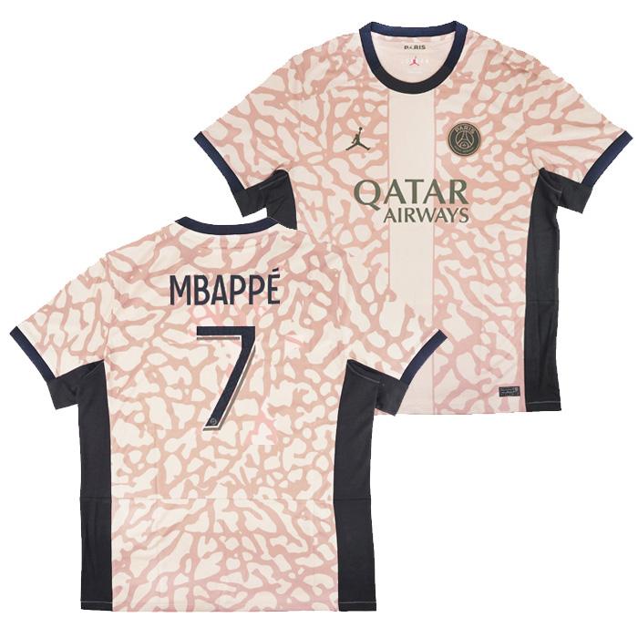 正規品 23-24 PSG 4th ムバッペ ユニフォーム ジョーダン 2023/24 PSG Authentic Fourth Jersey #7 Mbappe XL Jordan