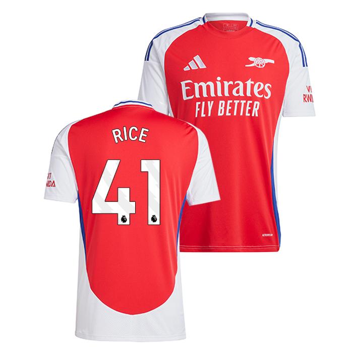 24/25 アーセナル ホーム #41 ライス 長袖 ユニフォーム アーセナルユニフォーム24/25シーズン+16アウェイ長袖デクラン