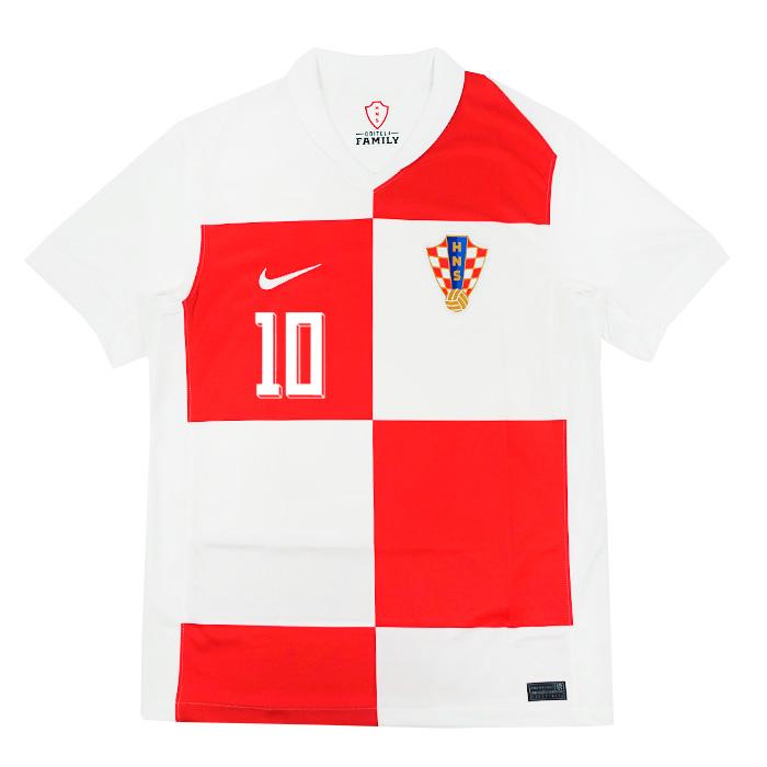 NIKE ○クロアチア代表 2024 ホーム 半袖 ユニフォーム No.10