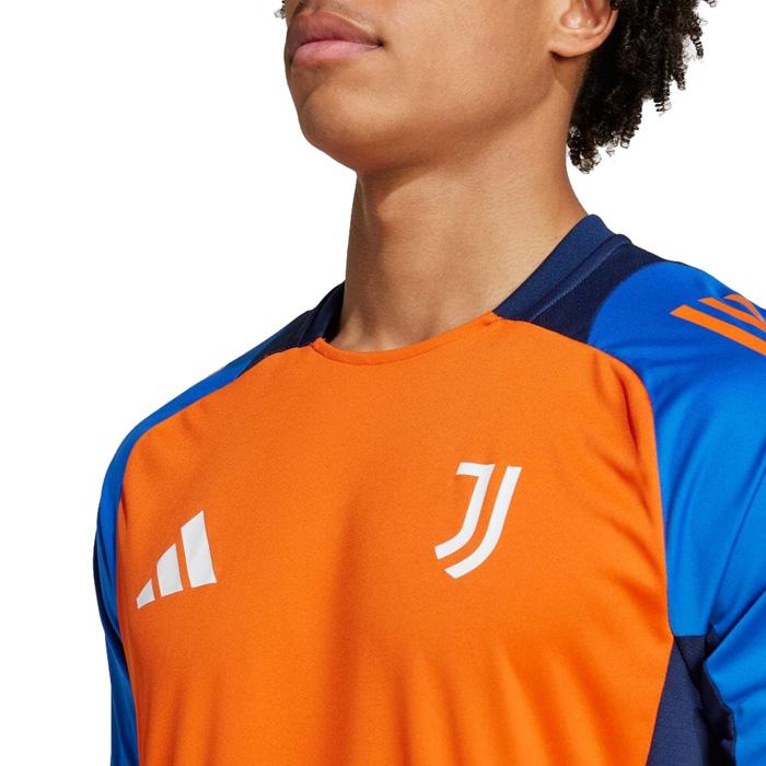 ユベントス 24-25 TIRO24 トレーニングジャージー半袖＆ショーツ 上下セット(オレンジ×ネイビー)【adidas/アディダス】(IS5831&IS5830) | adidas | 02