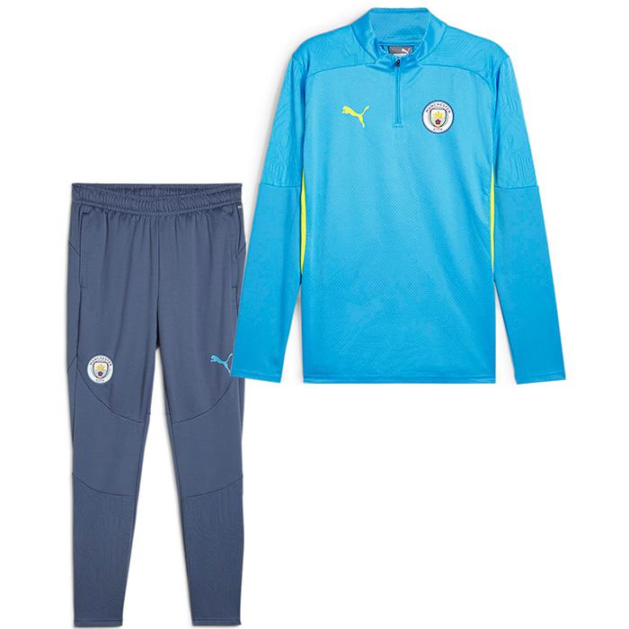 PUMA マンチェスターシティ 24-25 1/4ジップ トレーニングトップ