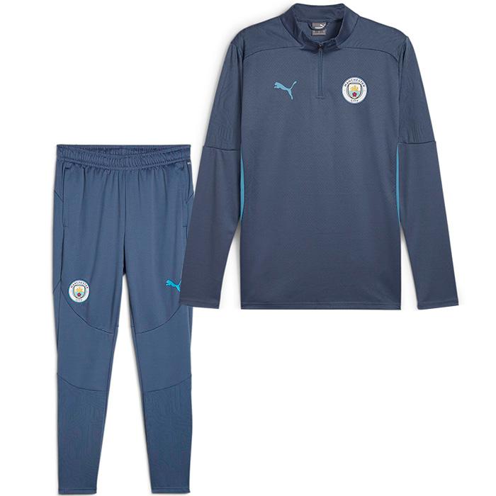 PUMA マンチェスターシティ 24-25 1/4ジップ トレーニングトップ