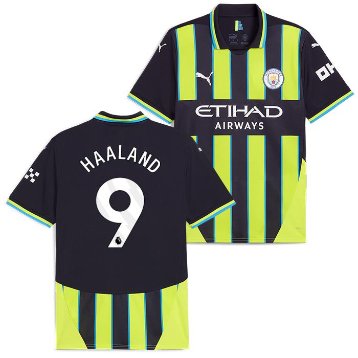 マンチェスターシティー　アウェイ ハーランド PUMA ○マンチェスターシティ 24-25 アウェイ 半袖 ユニフォーム