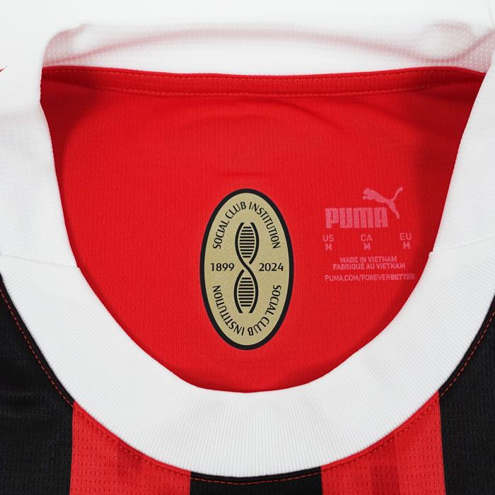 ●ACミラン 24-25 ホーム 半袖 ユニフォーム No.90 エイブラハム+セリエAパッチ付き【PUMA/プーマ】(774979-01/90A-serie) | PUMA | 03