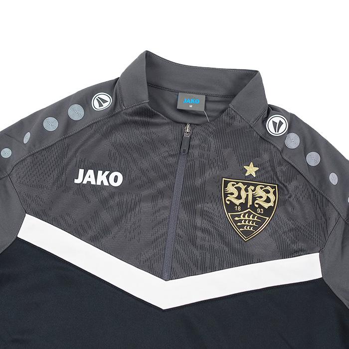 シュトゥットガルト 24-25 CL 1/4 ZIPトレーニング トップ＆パンツ 上下セット(グレー×ブラック)【JAKO/ヤコ】(ST8624I-801&ST8424I-800) |  | 02