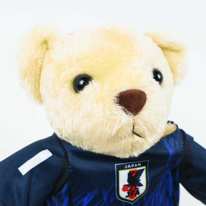 日本代表チーム 2000 ぬいぐるみ 日本代表 2024 オフィシャル ぬいぐるみ マスコットベア(大)(JFA41014