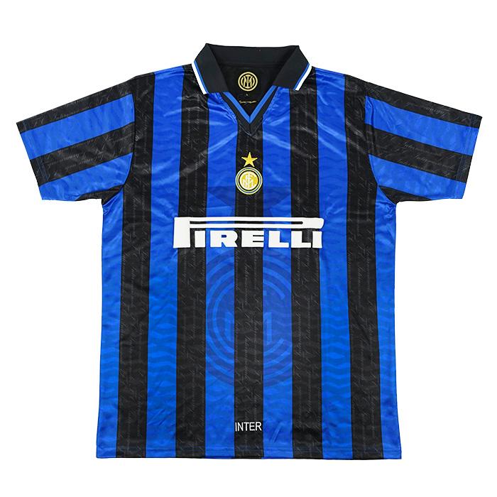 ●インテル 97-98 ホーム 半袖 レトロ ユニフォーム (復刻モデル)  【COPA/コパ】(530) | 