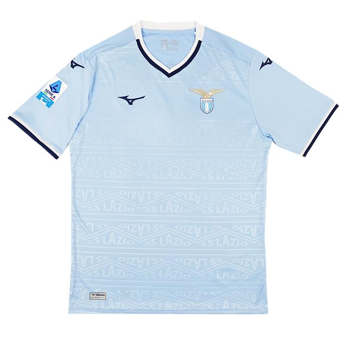 ラツィオ 24-25 ホーム 半袖 ユニフォーム No.10 ザッカーニ (セリエAパッチ付き) 【MIZUNO/ミズノ】(P2GABX07-04/10Z-serie) | MIZUNO | 01