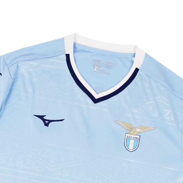 ラツィオ 24-25 ホーム 半袖 ユニフォーム No.10 ザッカーニ (セリエAパッチ付き) 【MIZUNO/ミズノ】(P2GABX07-04/10Z-serie) | MIZUNO | 02