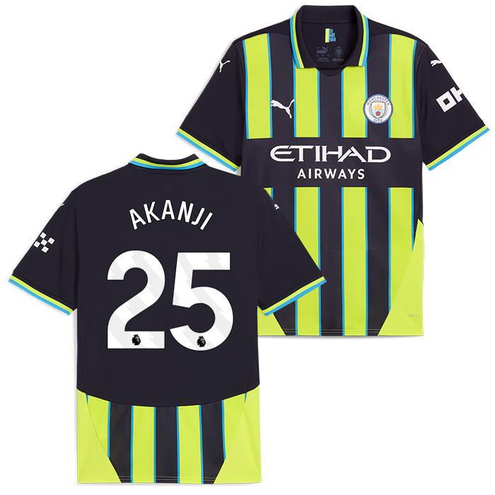 ●マンチェスターシティ 24-25 アウェイ 半袖 ユニフォーム No.25 アカンジ【PUMA/プーマ】(775086-02/25A_WH) | PUMA