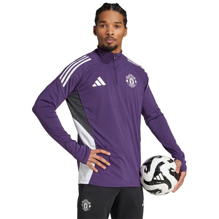 マンチェスターユナイテッド 25-26 TIRO25 1/4 ZIPトレーニング トップ長袖&パンツ 上下セット【adidas/アディダス】(JP3124&JP3118) | adidas | 01