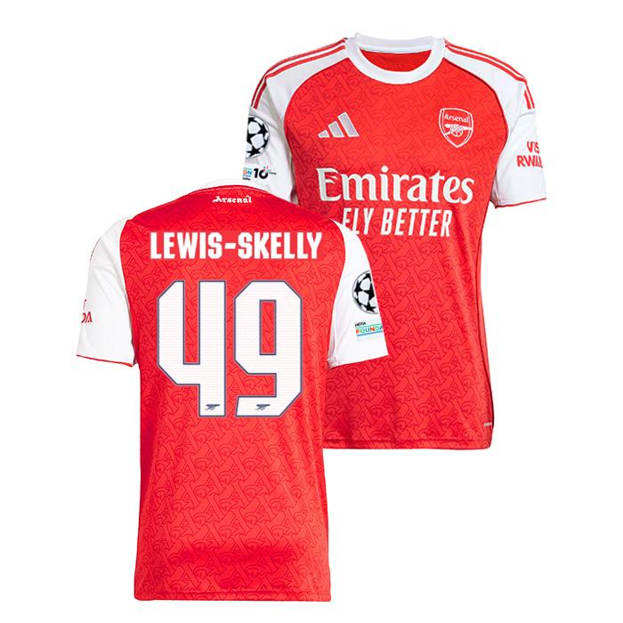 24-25 アーセナル No. 49 スケリー adidas ○アーセナル 24-25 ホーム 半袖 ユニフォーム No.49