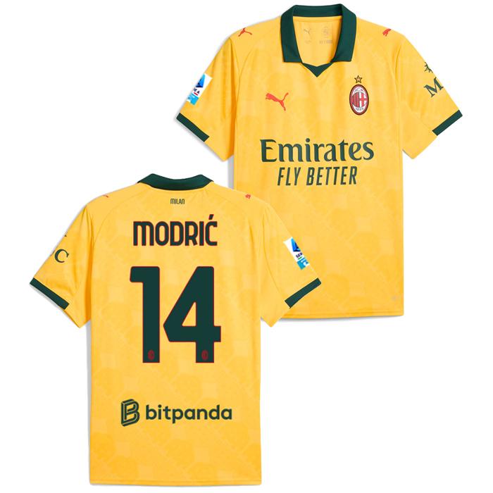 PUMA（プーマ） ○ACミラン 25-26 サード 半袖 ユニフォーム No.14