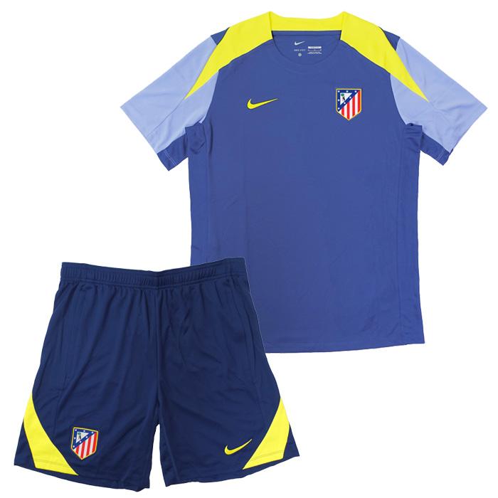 アトレチコマドリード 25-26 Strike トップ 半袖＆Strike KZ ショーツ 上下セット(パープル×ブルー)【NIKE/ナイキ】(HJ7746-557&HJ6744-424) | NIKE