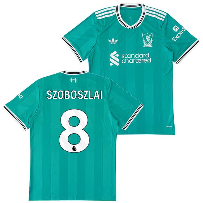 ソボスライ　リバプール　25/26　サード CL仕様 adidas（アディダス） ○リバプール 25-26 サード 半袖 ユニフォーム