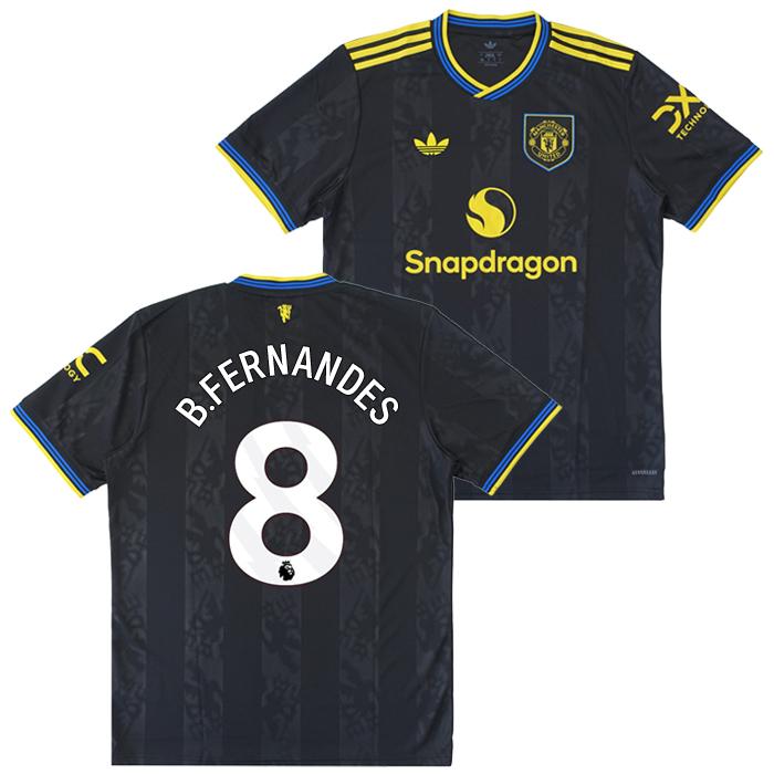 ち*ん様 マンチェスターユナイテッド25/26 3rd Bフェルナンデス オーセ adidas ○マンチェスターユナイテッド 25-26 サード 半袖