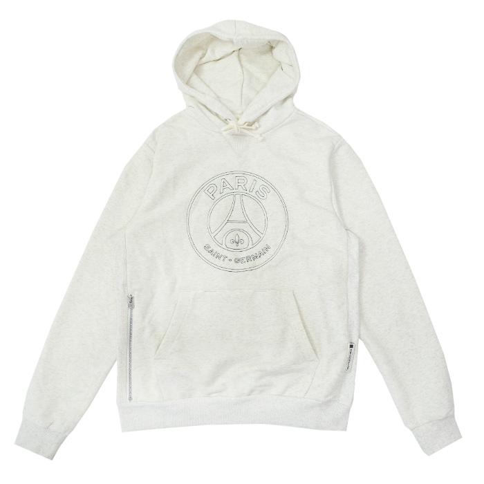 パリ・サンジェルマン 25-26 スタンダードイシュー プルオーバーフーディー (グレー)【NIKE/ナイキ】(HM3741-141) | NIKE