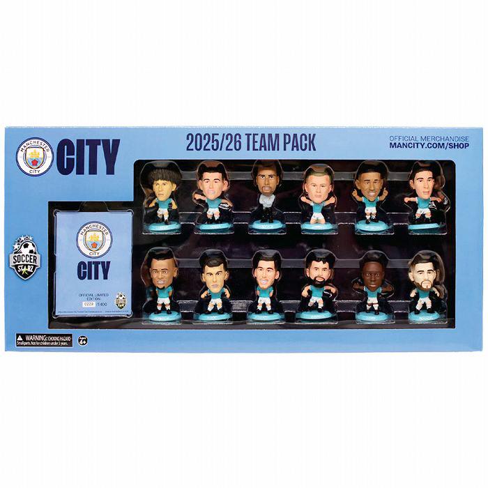マンチェスター・ユナイテッド フィギュア 12体セット マンチェスターシティ 25-26 CS サッカースターズ チームパック12体