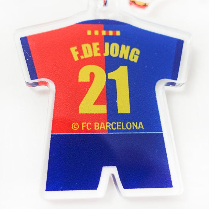 FCバルセロナ オフィシャル アクリルキーホルダー 2連チャーム No.21