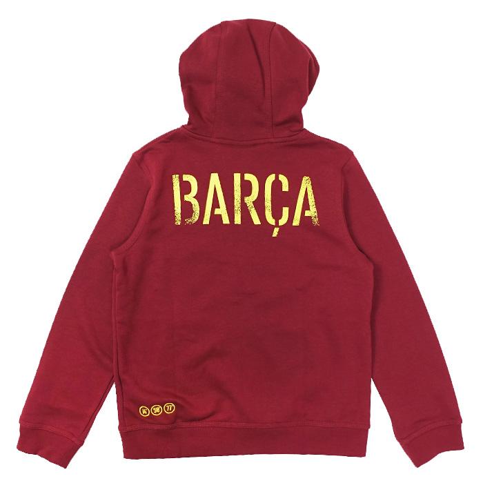 FCバルセロナ 25-26 クラブ フルジップフーディGX ジュニア(マルーン×イエロー)【NIKE/ナイキ】(FZ1285-677) | NIKE | 01