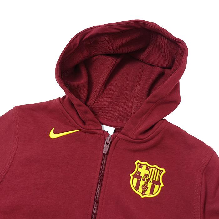 FCバルセロナ 25-26 クラブ フルジップフーディGX ジュニア(マルーン×イエロー)【NIKE/ナイキ】(FZ1285-677) | NIKE | 02