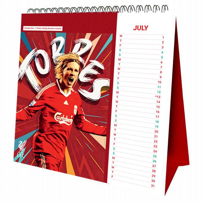 リバプール オフィシャル 2026 卓上 カレンダー |  | 01