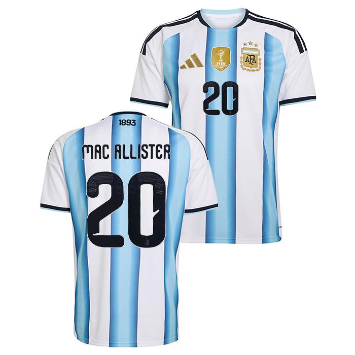 ●アルゼンチン代表 2026 ホーム 半袖 ユニフォーム No.20 マック・アリスター【adidas/アディダス】(JM8396/20M) | adidas
