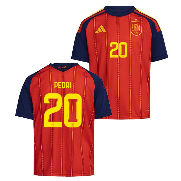 新品　未使用　サッカー　スペイン代表　半袖　オーセンティックユニホーム　赤 adidas スペイン代表 2024 ユニフォーム ホーム 半袖 オーセンティック