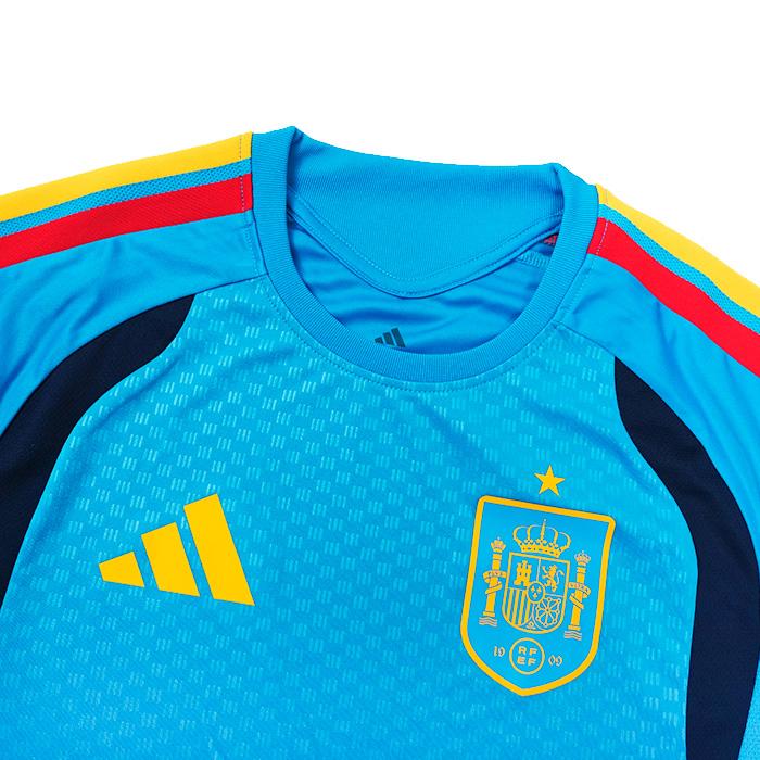 スペイン代表 2026 TIRO26 トレーニングジャージー半袖＆ショーツ 上下セット(ブルー×ネイビー)【adidas/アディダス】(KA8193&KA8189) | adidas | 02