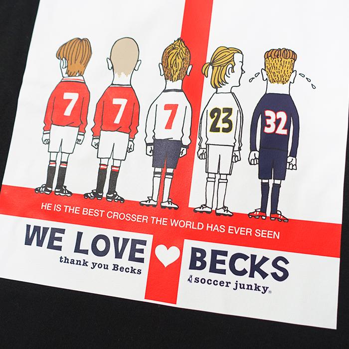 SoccerJunky（サッカージャンキー） WE LOVE BECKS ロングスリーブ T