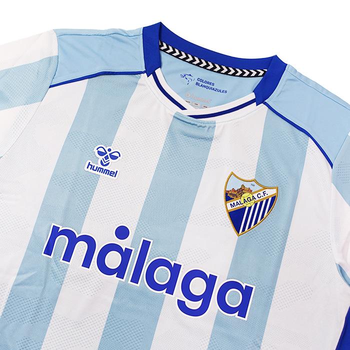 ○マラガ 25-26 ホーム 半袖 ユニフォーム (LALIGAパッチ付き)【hummel/ヒュンメル】(231388-7416_P)の画像