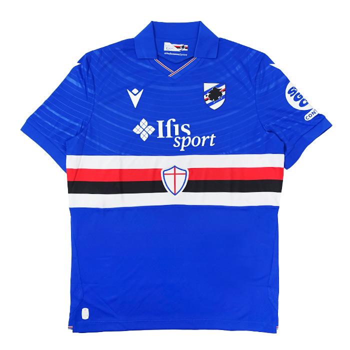 ○サンプドリア 25-26 ホーム 半袖 ユニフォーム【macron/マクロン】(4000950-01) | macron