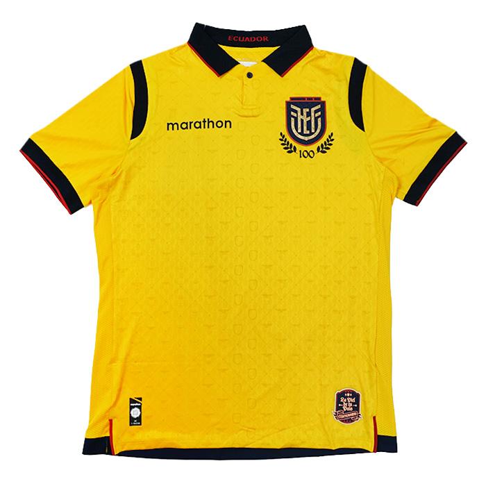 ○エクアドル代表 25-26 ホーム 半袖 100周年記念 オーセンティック ユニフォーム【marathon/マラソン】(2526ECHS) | 