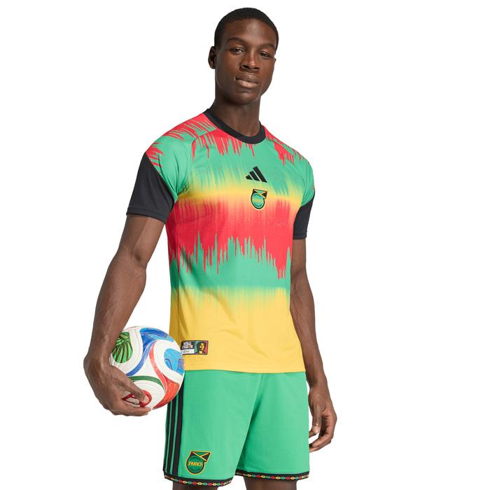 ジャマイカ代表 2026 ホーム プレマッチジャージー 半袖 (イエロー×グリーン)【adidas/アディダス】(KA1905) | adidas | 04