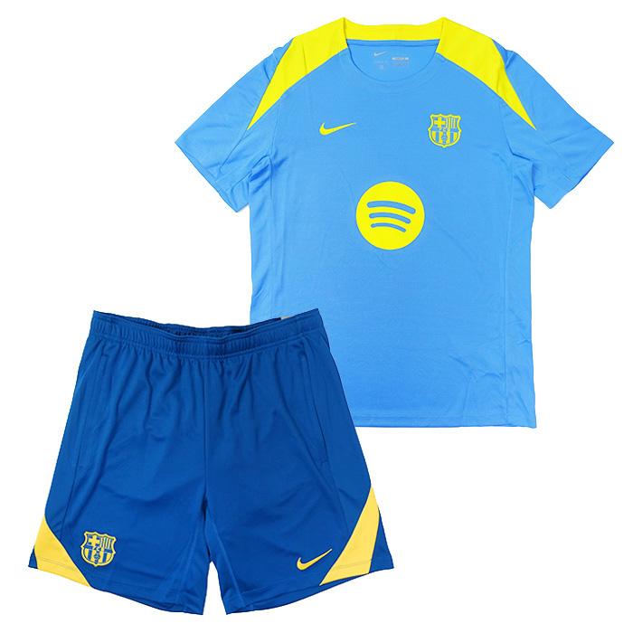 FCバルセロナ 25-26 Strike トップ 半袖＆Strike KZ ショーツ 上下セット(ライトブルー×ブルー)【NIKE/ナイキ】(FZ1350-413&FZ1348-431) | NIKE