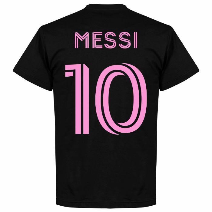 RE-TAKE(リテイク) No.10 メッシ インテル・マイアミCF Team Tシャツ(ブラック×ピンク) |  | 01