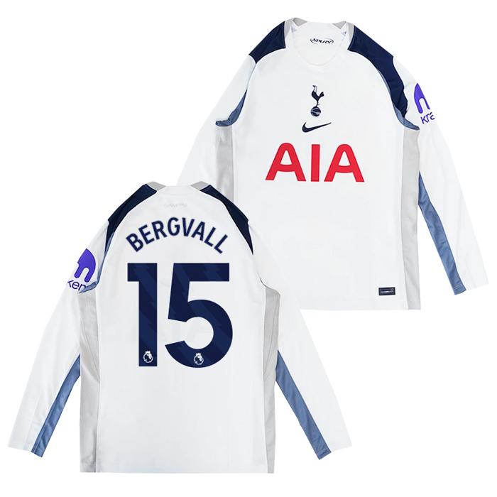 ●トッテナム 25-26 ホーム 長袖 ユニフォーム No.15 ベリヴァル【NIKE/ナイキ】(HV9261-101/15B_NV) | NIKE