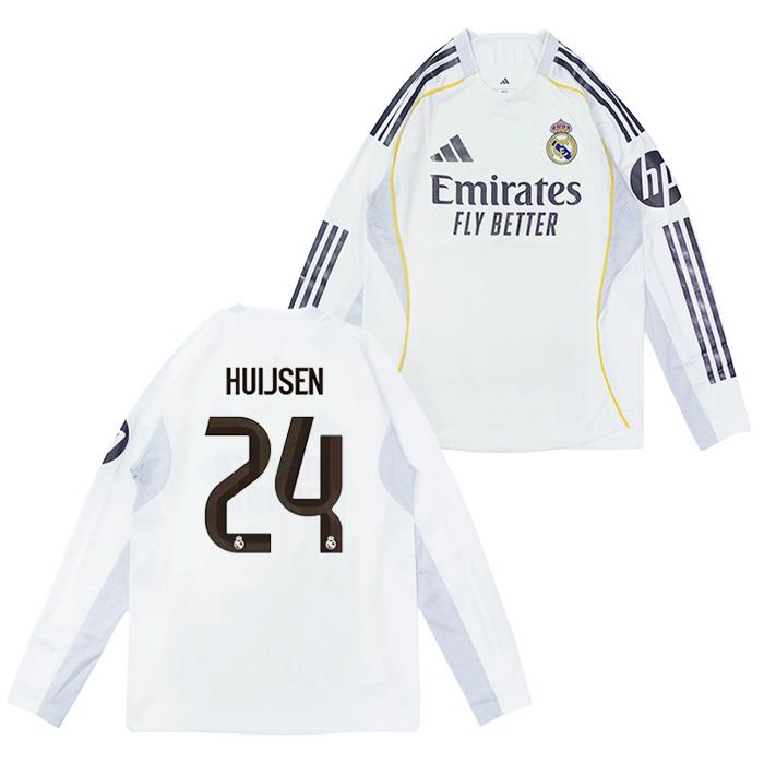 ○レアルマドリード 25-26 ホーム 長袖 オーセンティック ユニフォーム No.24 ハイセン【adidas/アディダス】(JN8866/24H) | adidas