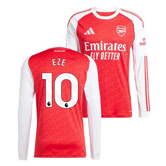●アーセナル 25-26 ホーム 長袖 ユニフォーム No.10 エゼ【adidas/アディダス】(JI9536/10E_WH) | adidas