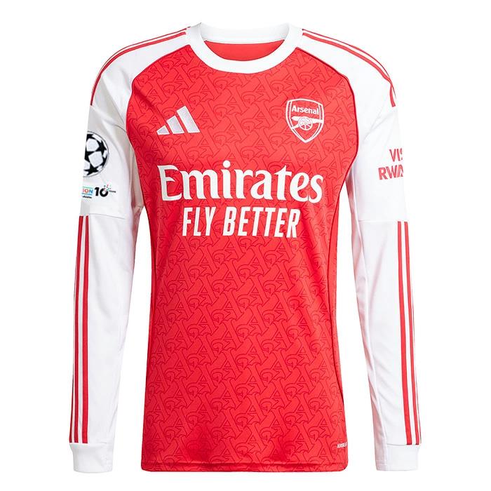 ●アーセナル 25-26 ホーム 長袖 ユニフォーム No.10 エゼ (CLフルパッチ)【adidas/アディダス】(JI9536/10E_CLfull) | adidas | 01