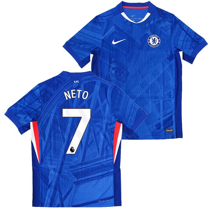 ●チェルシー 25-26 ホーム Dri-FIT ADV 半袖 ユニフォーム(胸スポンサー無し) No.7 ネト【NIKE/ナイキ】(HJ4543-496/7N_WH) | NIKE